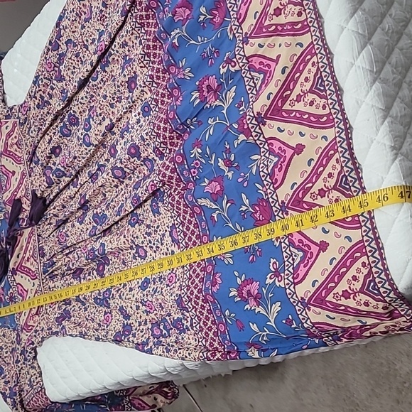 R. Vivimos Women's Maxi Dress Bohemian Size 12/14 - Picture 6 of 8